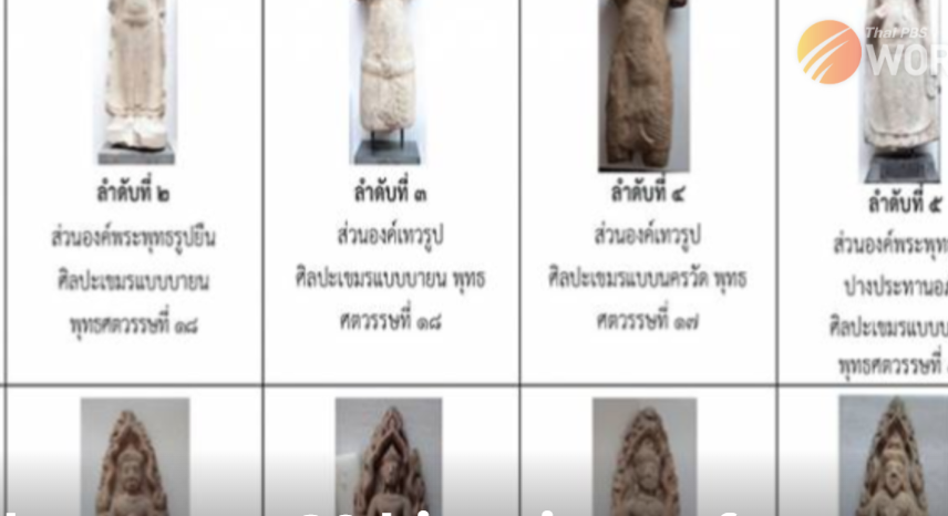 Thailand Sepakat Kembalikan 20 Artefak ke Kamboja